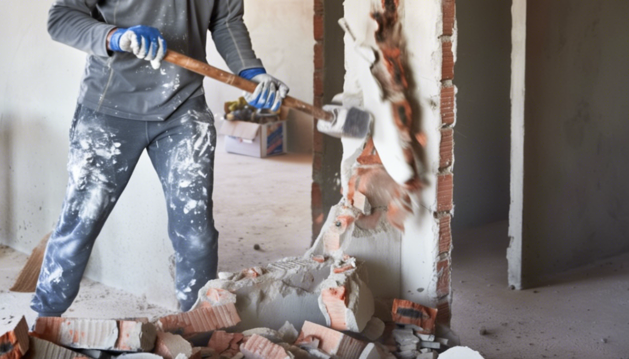 Инструменти за къртене и почистване след къртене: най-ефективни начини за разрушаване и преустройство на помещенията